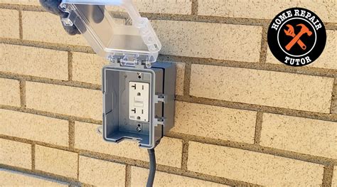 surface mounted backyard outlet